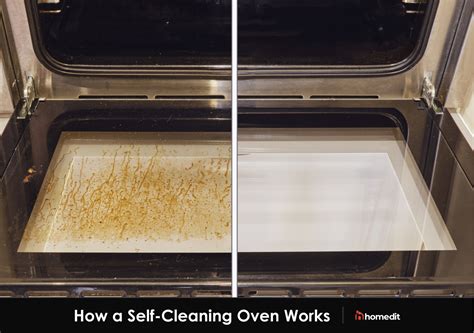 how does a stove self clean itself